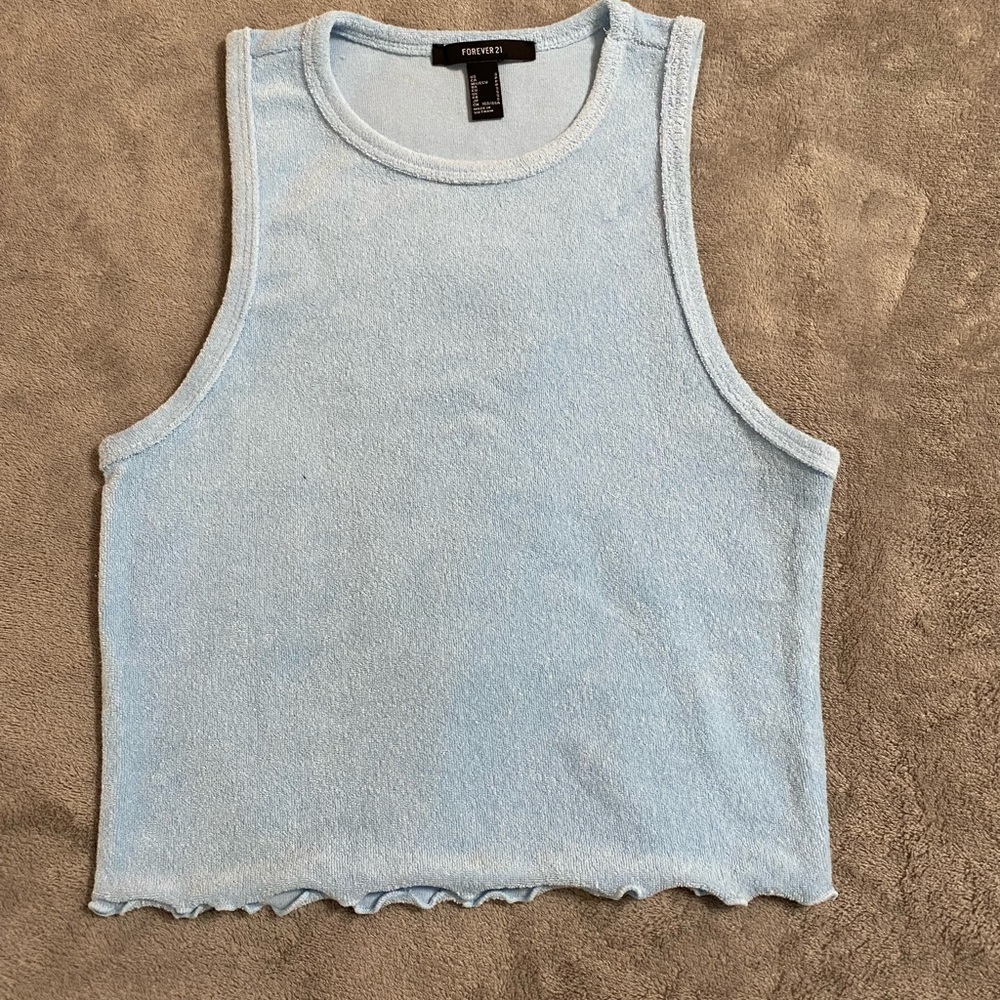 terrycloth tank top